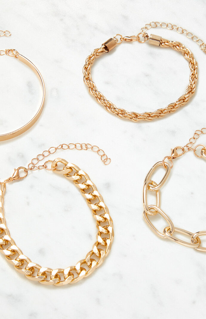Chain And Bangle Bracelet Pack