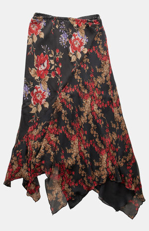 2000s Floral Midi Skirt image number 2