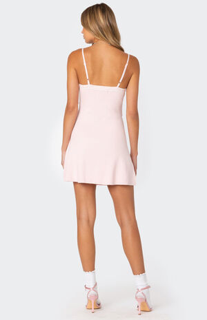 Fridah Ribbed Knit Mini Dress image number 5