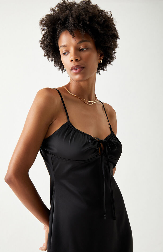 Tie Front Midi Dress