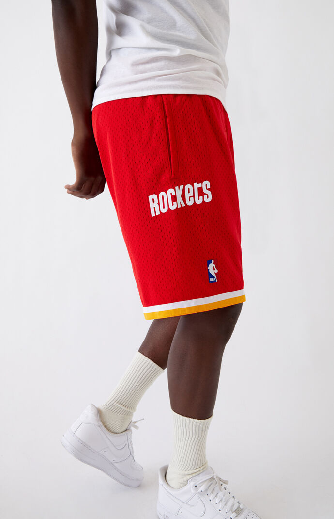 Mitchell Ness Houston Rockets Swingman Basketball Shorts Pacsun