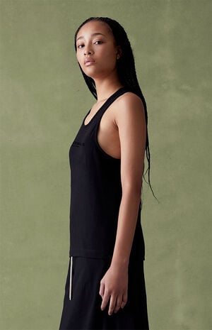 Women's Jet Black Core Tank Top image number 3