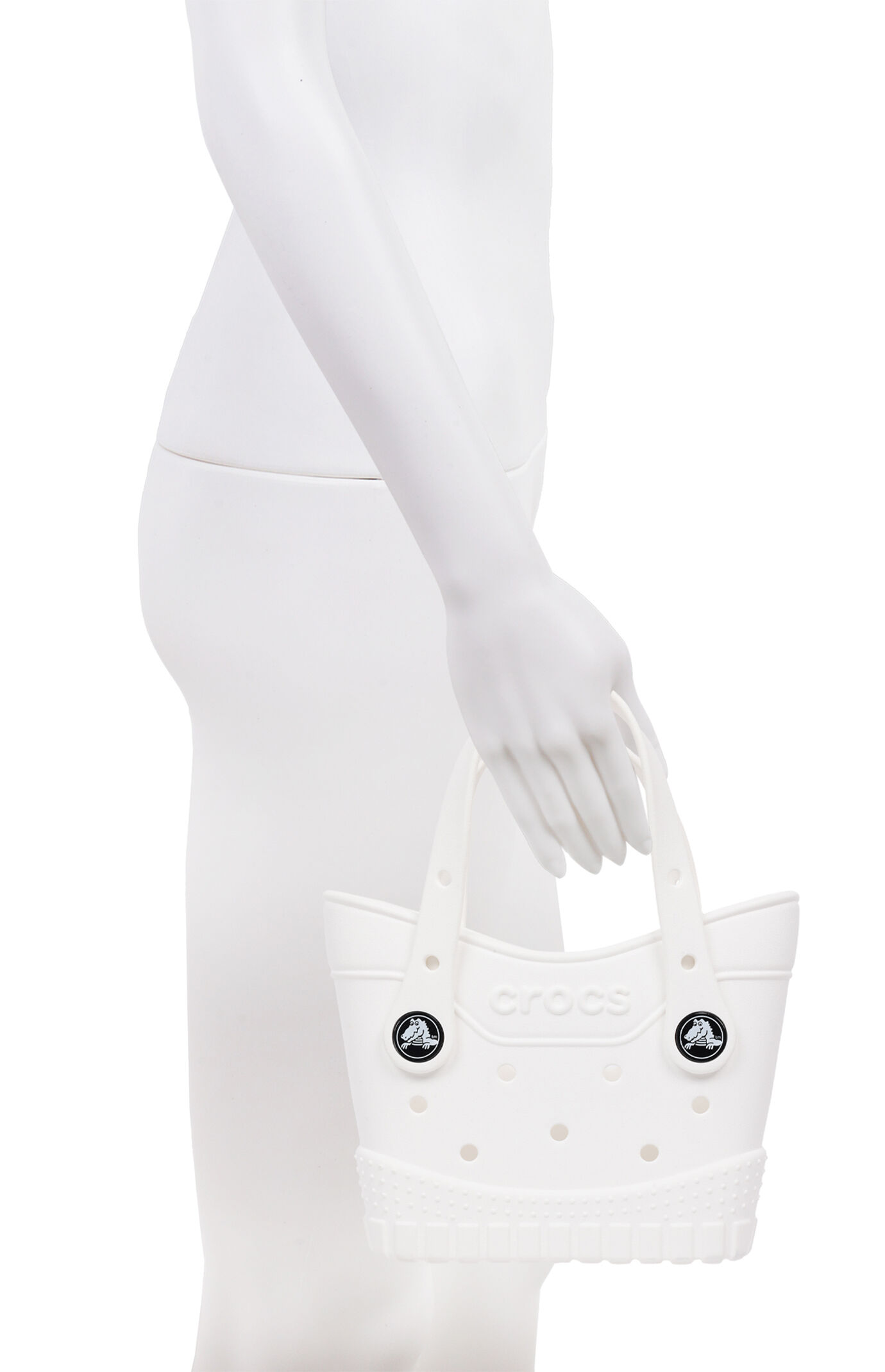 Crocs White Micro Classic Tote Bag