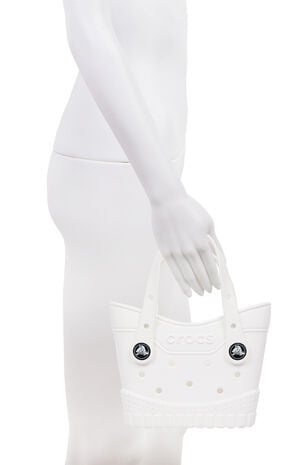 White Micro Classic Tote Bag image number 7