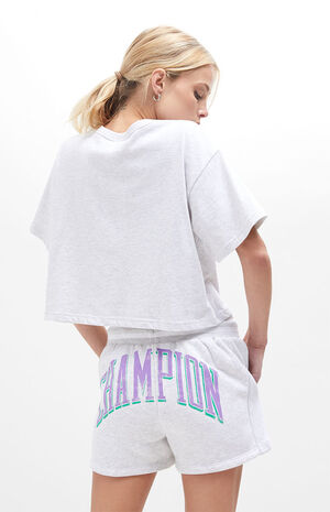 Varsity Reverse Weave Sweat Shorts image number 4