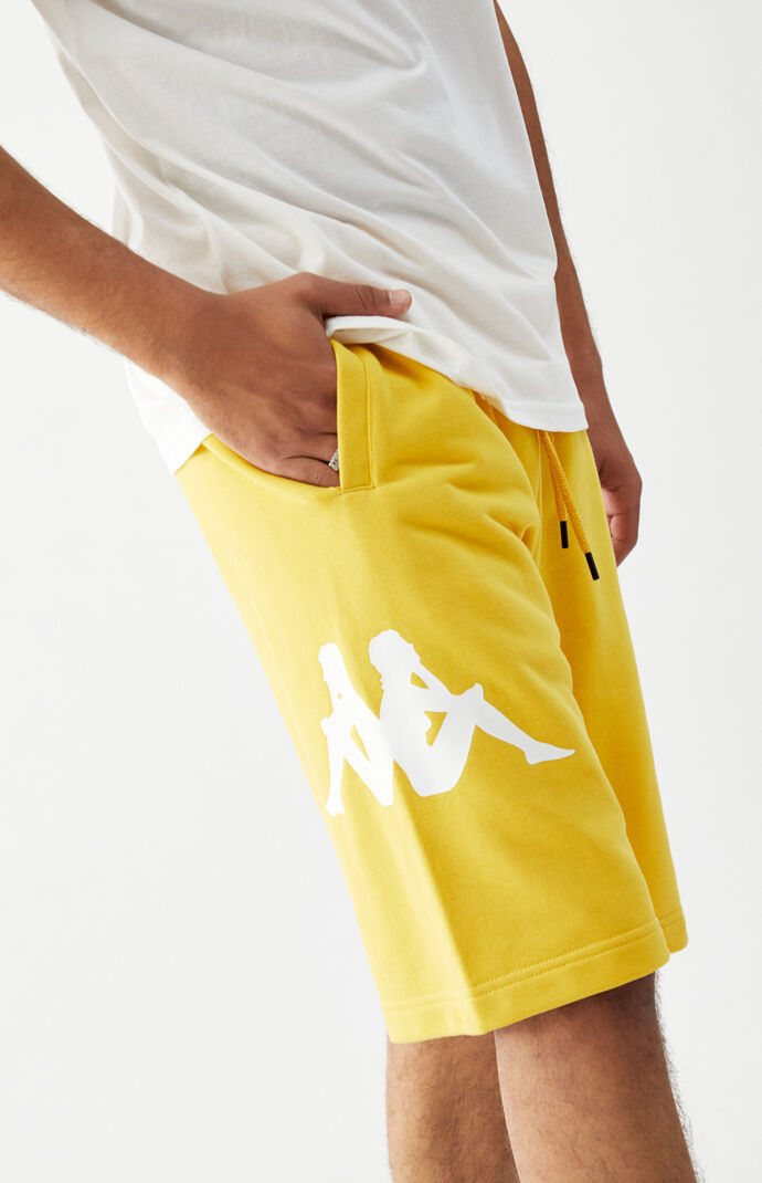Yellow Authentic Sangone Sweat Shorts
