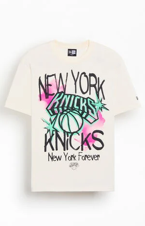 NY Knicks Watercolor T-Shirt image number 1