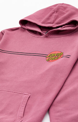 Kids Maroon Classic Dot Hoodie image number 3