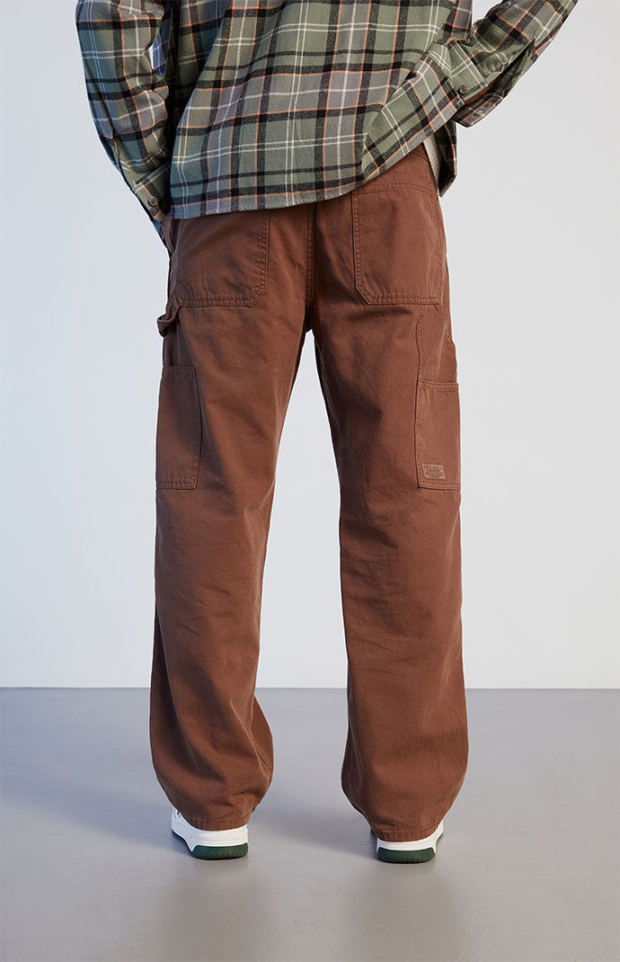 PacSun Brown Baggy Carpenter Jeans | PacSun