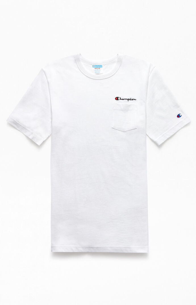 champion heritage pocket tee