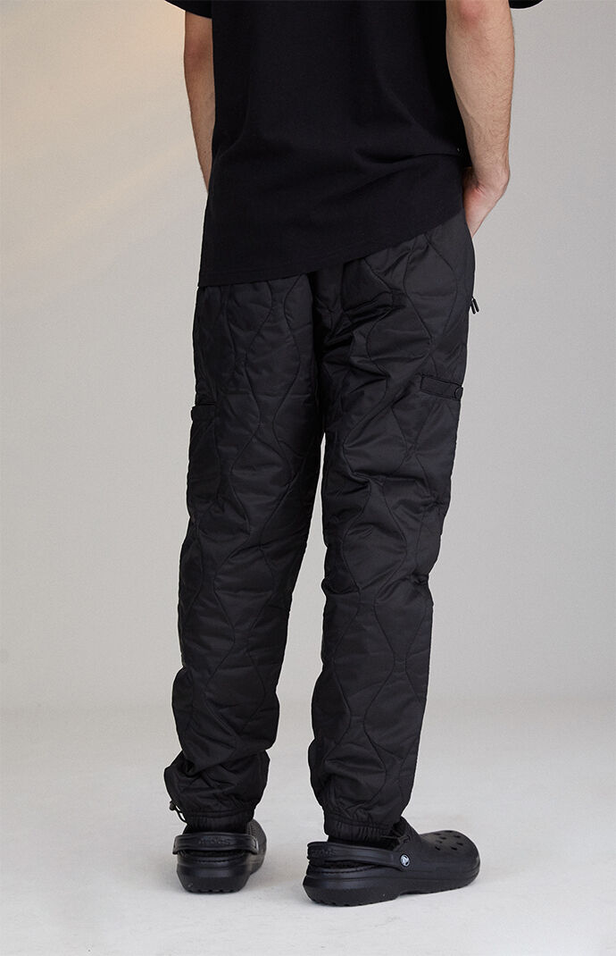 PacSun Quilted Nylon Jogger Pants PacSun