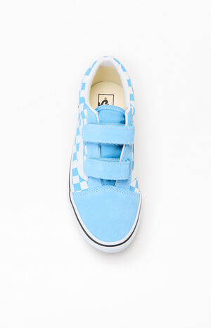 Kids Blue Old Skool V Shoes image number 5