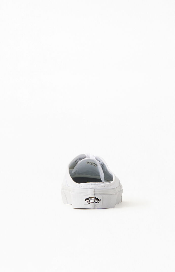 White Authentic Mule Sneakers