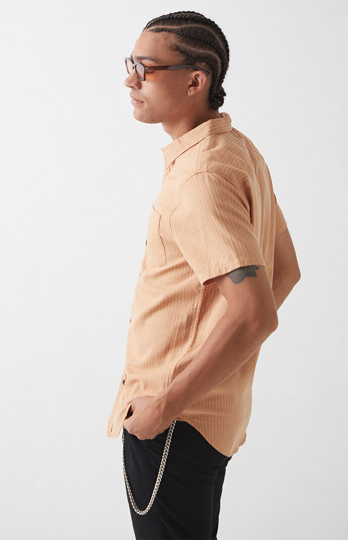 Gabriel Jacquard Woven Camp Shirt