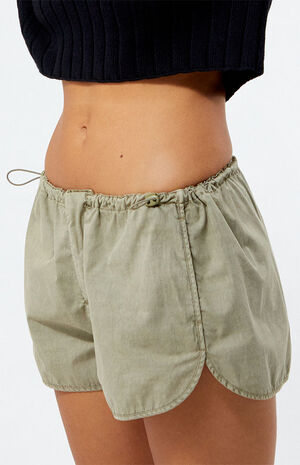 Elastic Waist Bungee Shorts image number 1