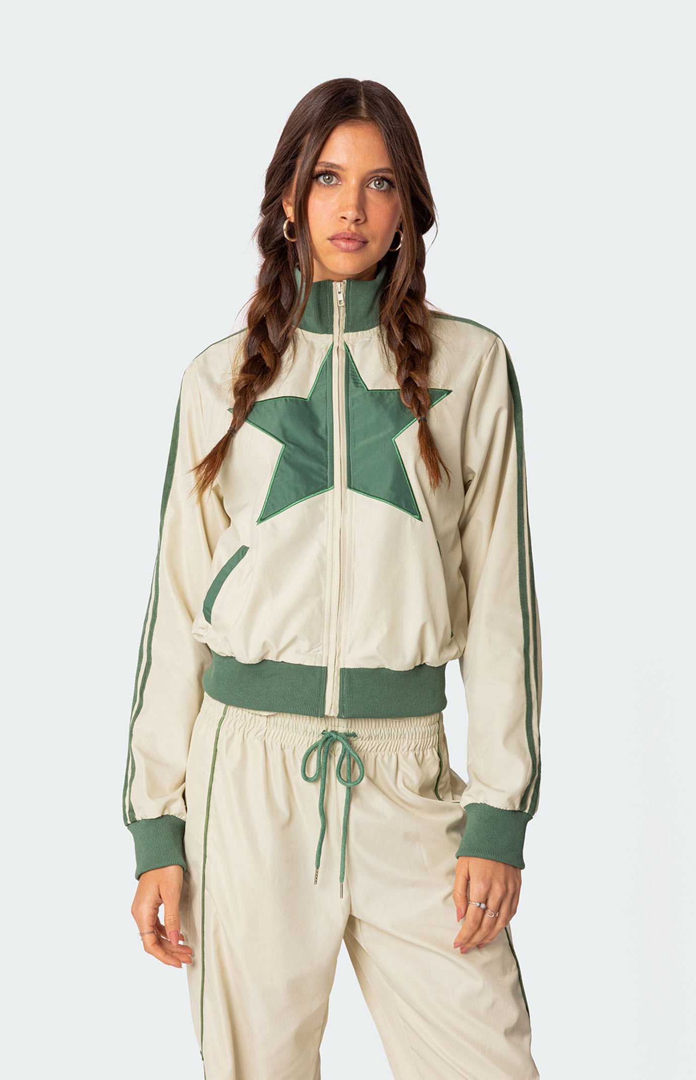 Edikted Superstar Nylon Track Jacket | PacSun
