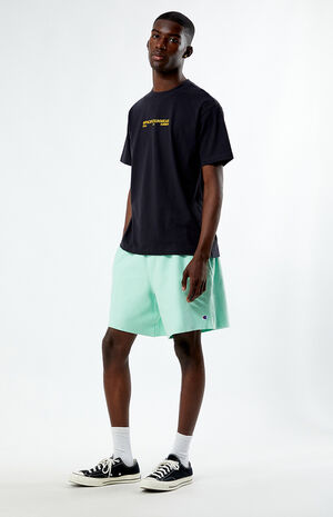 Sand Reverse Weave Cut Off Relay Shorts image number 4