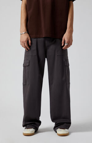 Blake Stretch Cargo Extreme Baggy Jeans Asphalt image number 1