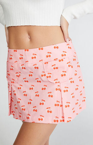 Cherry Hipster Mini Skirt image number 2