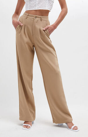 Emblem Boyfriend Trouser Pants image number 1