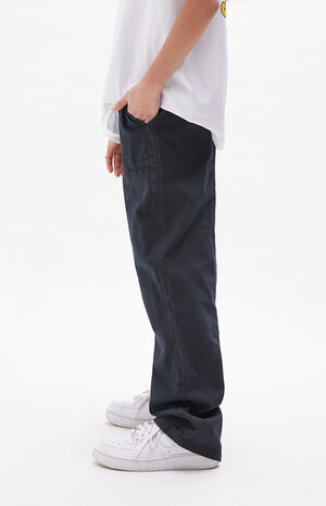 Black Pull-On Wide Leg Pants image number 2