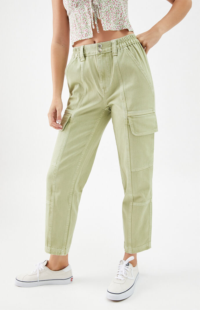 Green Utility Cargo Pants
