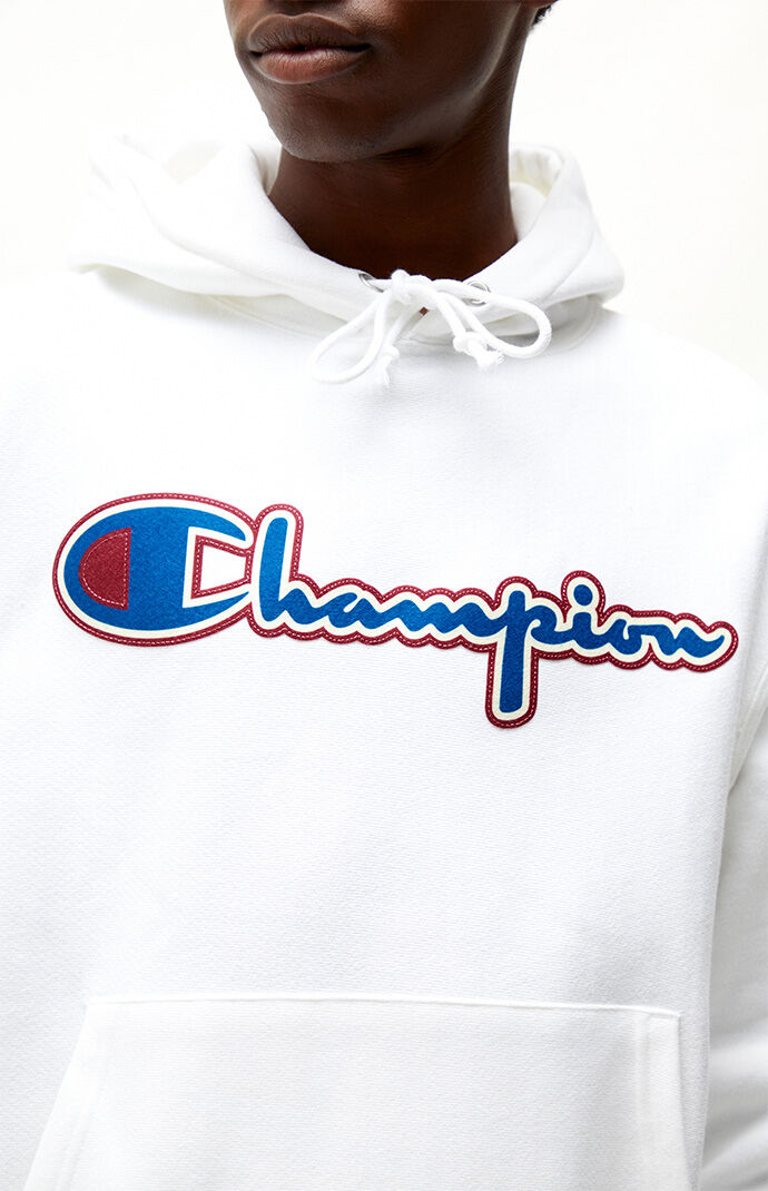 Women's champion reverse weave chenille deals hoodie