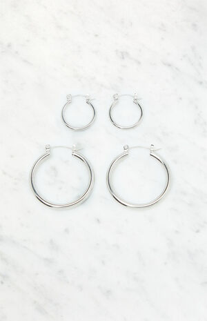 2 Pack Hoop Earrings image number 1