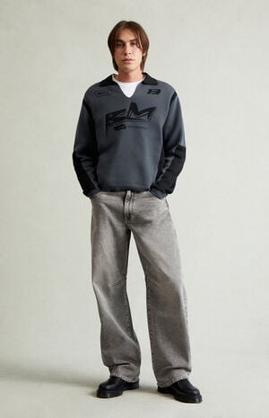 Mason Baggy Jeans Darted Dark Gray image number 1