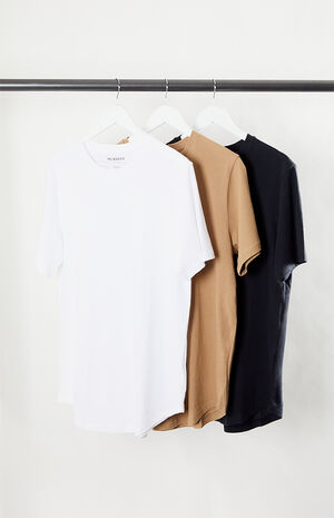 3 Pack Solid Scallop T-Shirt image number 1