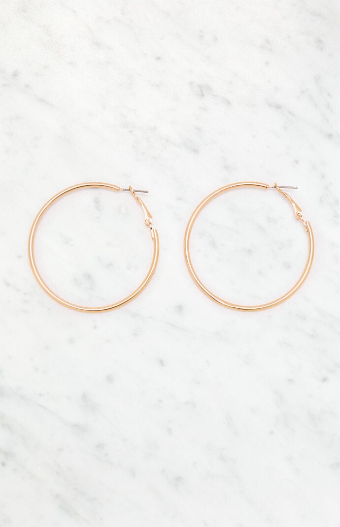 John Galt Gold Hoop Earrings