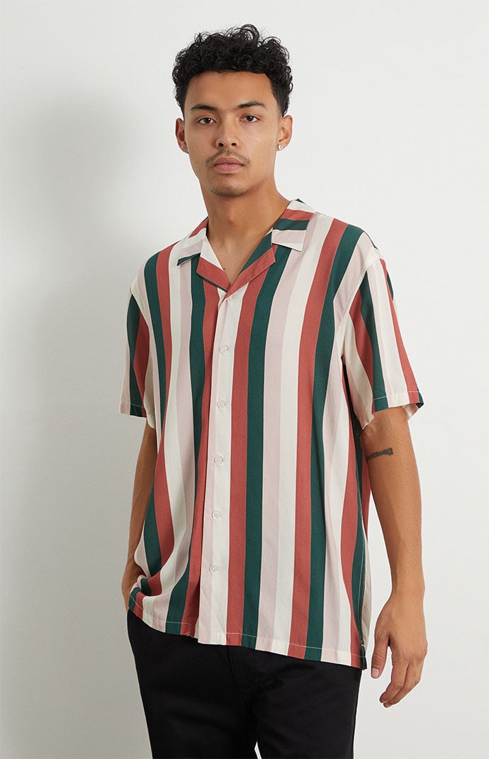 ★PARTIMENTO★ Multi Stripe Shirt Sky PARTIMENTO
