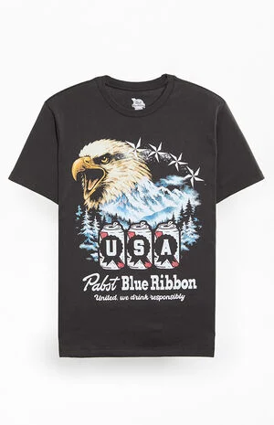 PBR Eagle USA T-Shirt image number 1