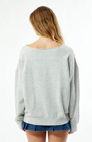 New York 1980 Off-The-Shoulder Sweatshirt image number 4