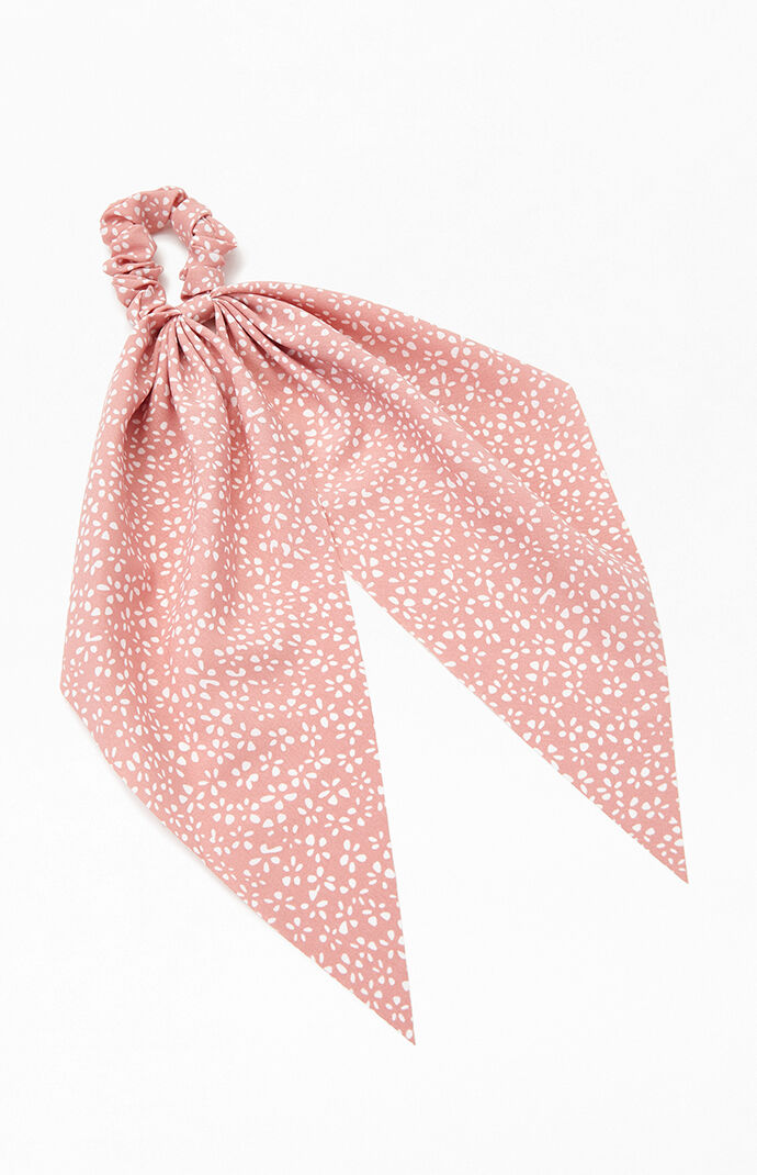 Flowy Floral Scrunchie