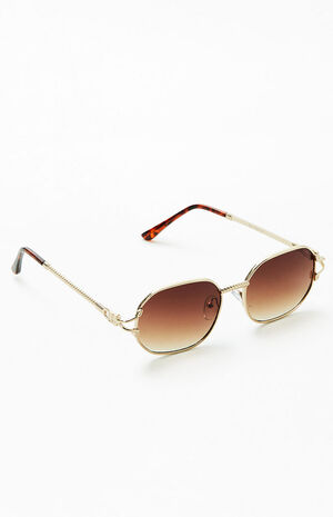 Metal Oval Sunglasses image number 1