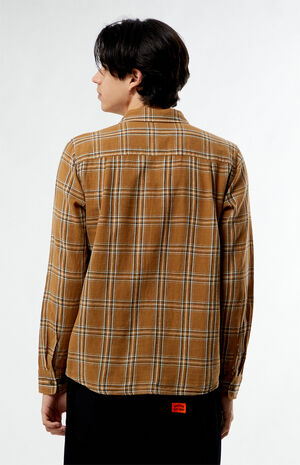 Charter Linen Blend Plaid Shirt image number 4