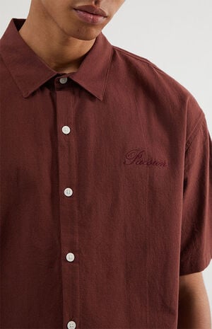 Cropped Boxy Button Down Shirt image number 2