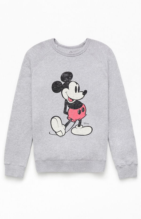 Junk Food Kids Classic Mickey Crew Neck Sweatshirt