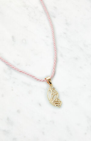 Butterfly Rope Necklace image number 2