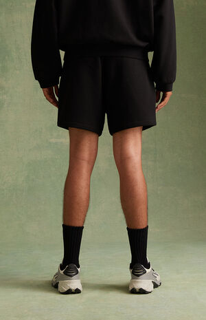 Jet Black Sweat Shorts image number 5