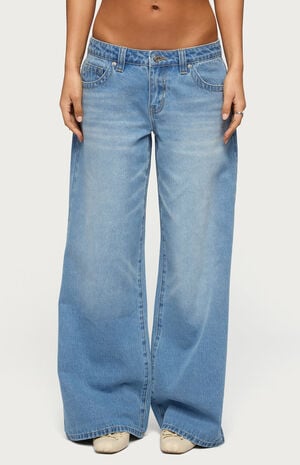 Raiyne Low Rise Wide Leg Jeans image number 1