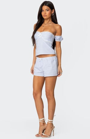 Taryn Striped Shorts image number 3