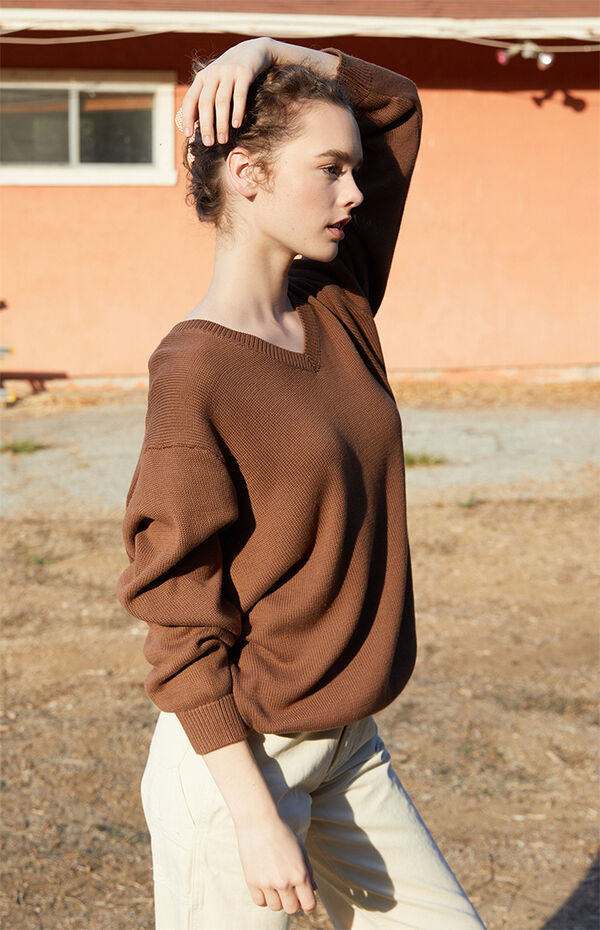 John Galt Brandy Brown Cardigan Brandy Melville Sweaters Brandy