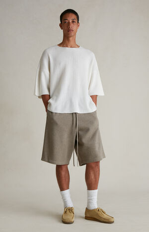 Homestead Heather Basketball Fleece Sweat Shorts image number 2