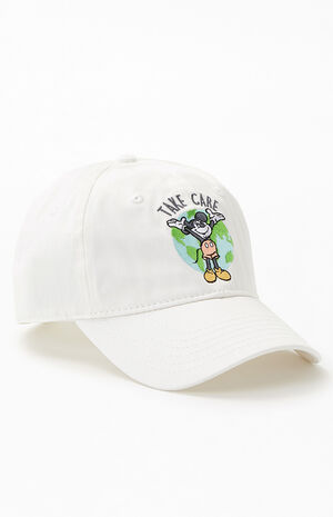 Take Care Mickey Mouse Dad Hat image number 1