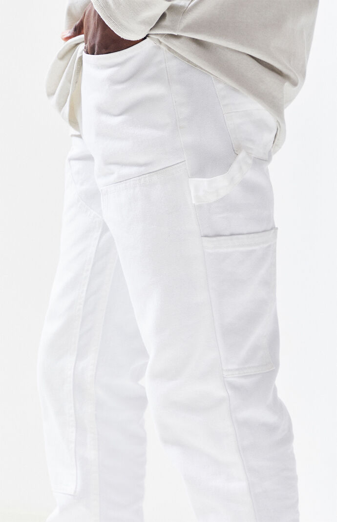 mens white carpenter jeans