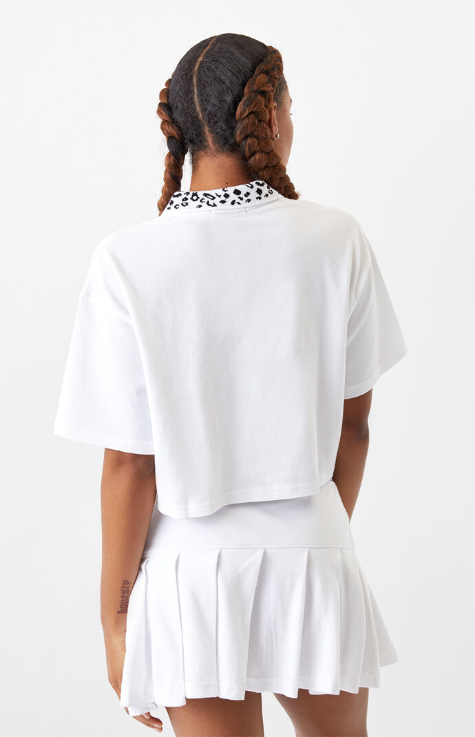 Liana Cropped Polo Shirt