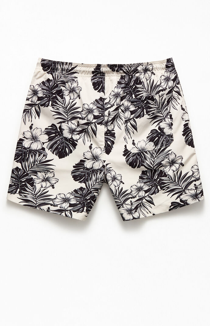 Elegant Tropical 17" Swim Trunks