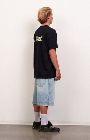 Black Linear Lam T-Shirt image number 6